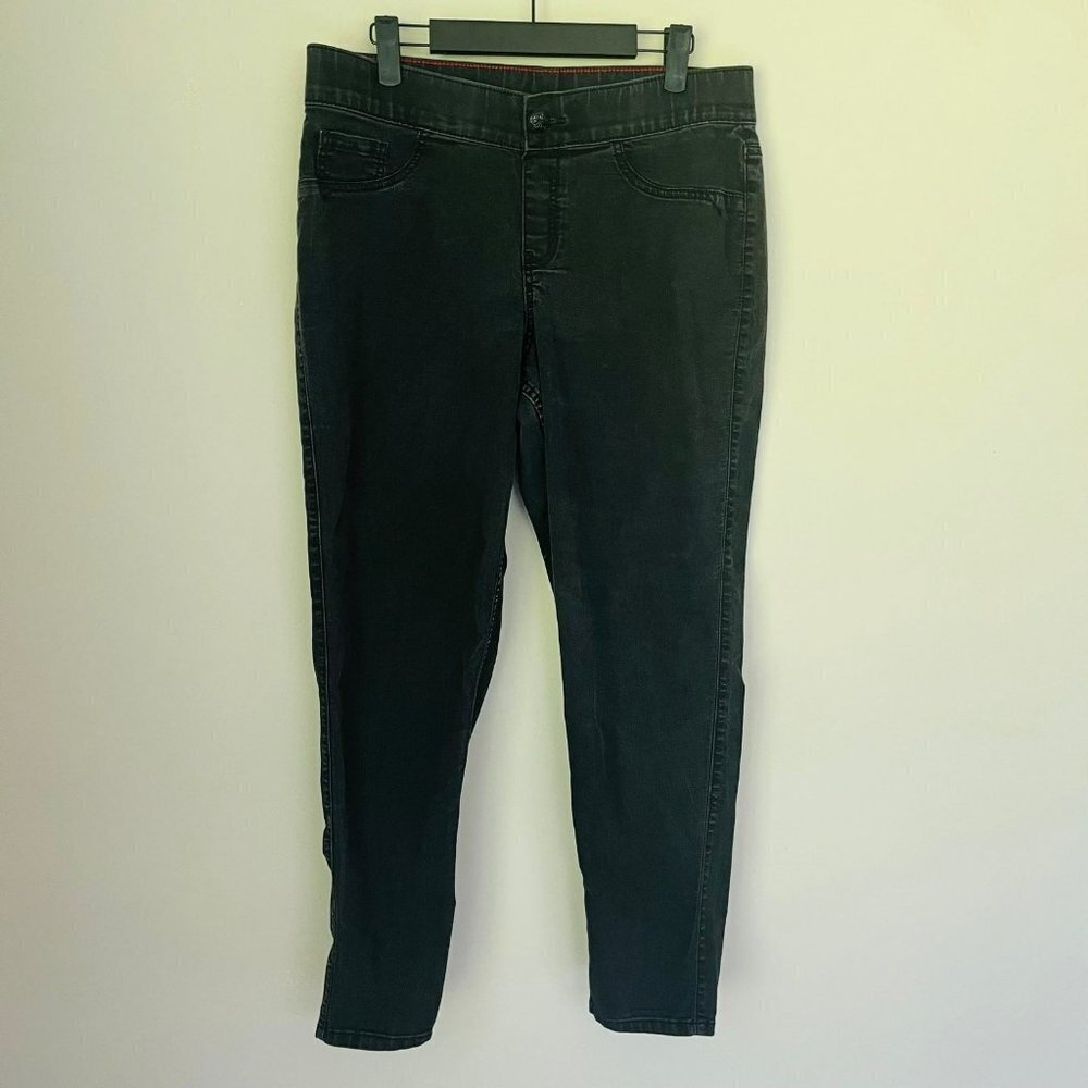Lane Bryant Black Skinny Jeans SZ 14